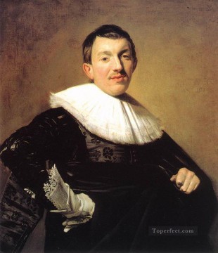 Frans Hals Painting - Portrait Of A Man 1634 Dutch Golden Age Frans Hals